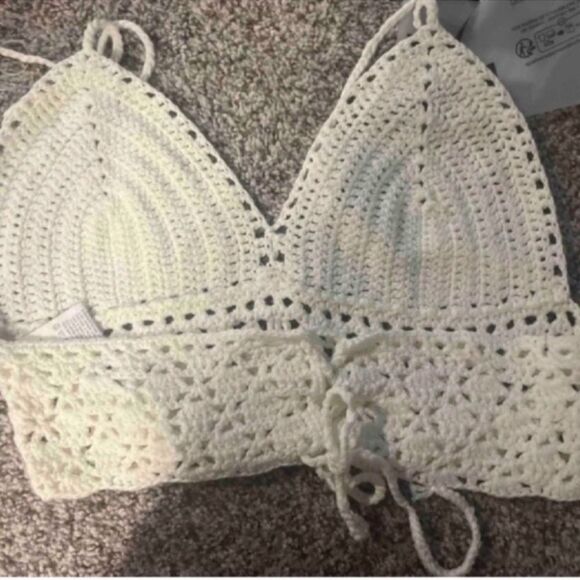 New Tie Backless Halter Knit Top Shirts (, Size : Small) - Picture 5 of 14